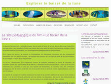 Tablet Screenshot of explorer.le-baiser-de-la-lune.fr